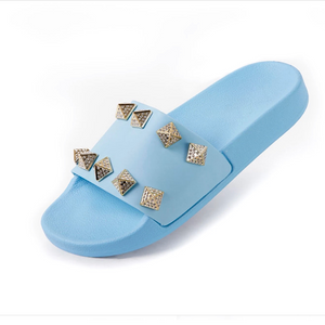 Light Blue Woman’s slide.