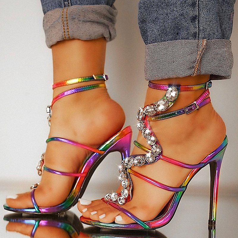 Multi  color Women's Heel