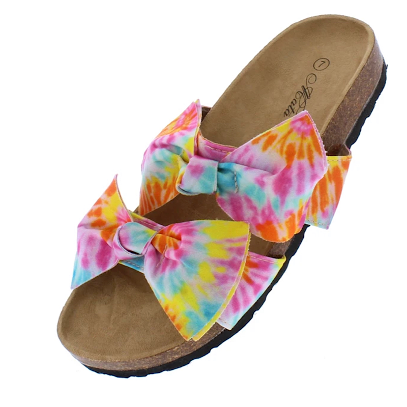 Tie Dye  Bow Slide