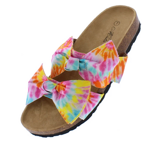 Tie Dye  Bow Slide