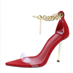 Red women’s heel